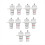 10Pcs Plated Socket Female Panel Mount Plug Audio Terminal Chassis 2