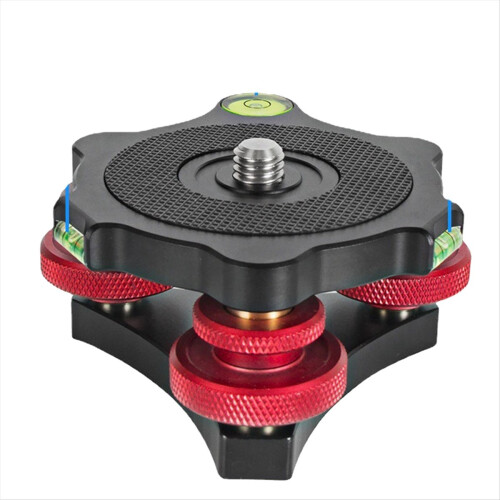 Tripod Leveling Base Leveler Adjusting Panning Level Plate DSLR Camera Adjustment Table 2