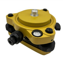Tribrach with Optical Plummet&GPS Adapter Carrier 5/8InX11 Mount Rotate Screw for Total Station GPS GNSS A