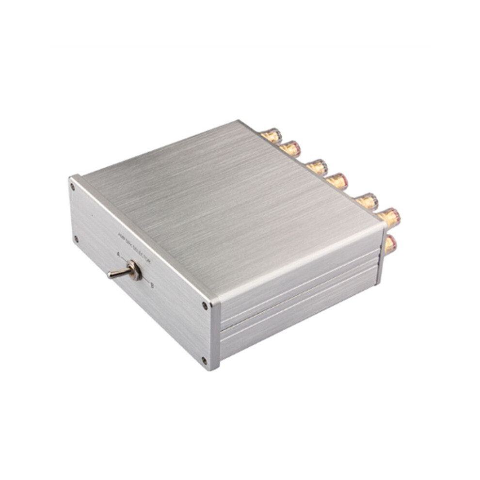 Hifi Lossless 4 In 1 Out 2 Out Hifi Stereo Audio Source Input Signal Switcher Switch Splitter Box(A) 4853808632159