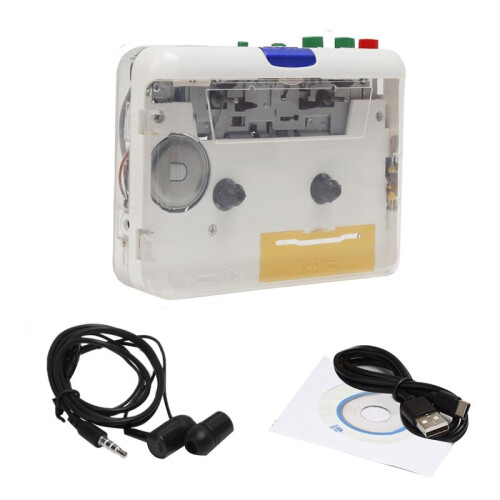 Cassette Player MP3/CD Audio Auto Reverse USB Tape MP3 Converter Built in Mic