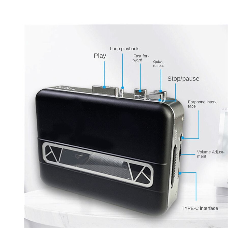 Portable Usb Cassette Capture Radio Player Tape To Mp3 Converter Music Recorder 4853808630834