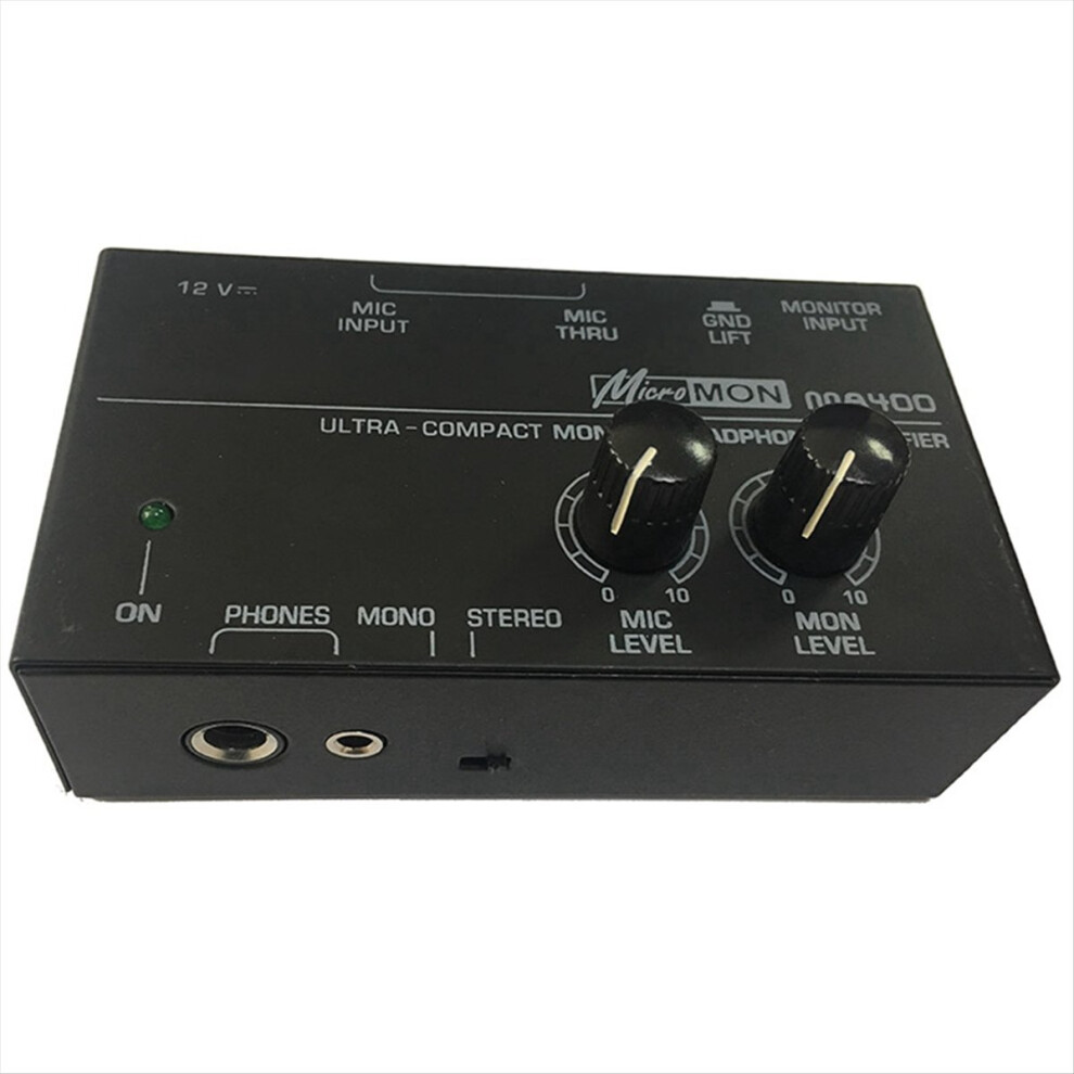 New Ma400 Headphone Preamplifier Microphone Audio 6.35Mm & 3.5Mm Outputs Mixer Eu Plug 4853808629708
