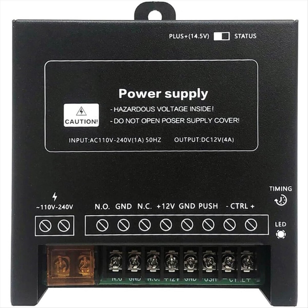 Power Supply Controller For Door Access System Electric Lock Intercom Camera Input 110V-240V Ac To Output 12V Dc 4A 4853808629371