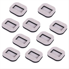 Office Chair Anti-Slip Mats, Computer Foot Pad Fixers, Swivel Pulley Fixing Pads Square