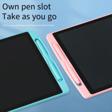 12-Inch Children's LCD Handwriting Board Color Electronic Light Writing Graffiti Drawing Board,A