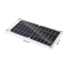 6W Solar Panel USB Cell Outdoor Hike Battery Charger System Kit for Mobile Phone Power Bank Watch