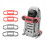 For Royal MINI 2 Bundle Paddle MINI/SE Blade Retainer Propeller Storage Strap Multifunctional Accessories, Red 5