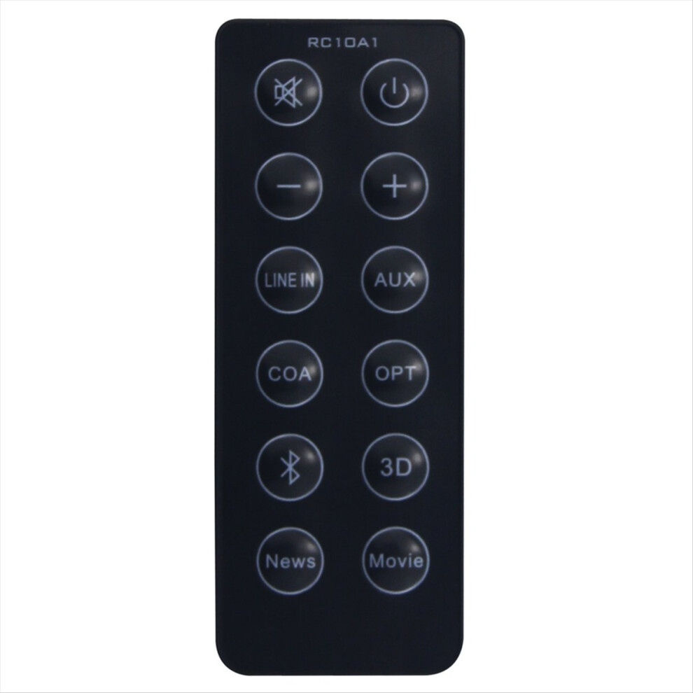 Rc10a1 Remote Control Replacement For B3 Sound Speaker System 4853808640772