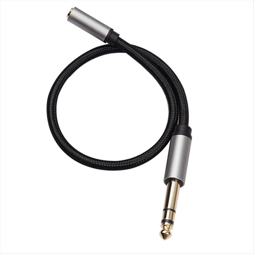 Audio Adapter 6.35Mm 1/4 Male To 3.5Mm 1/8 Female Stereo Jack For Amplifiers, Guitar, Keyboard Piano, Home Theater 30Cm 4853808641243