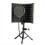 Microphone Isolation Screen Mic Sound Absorbing Screens Adjustable for Broadcasting Podcasts Recording Singing Studio 5