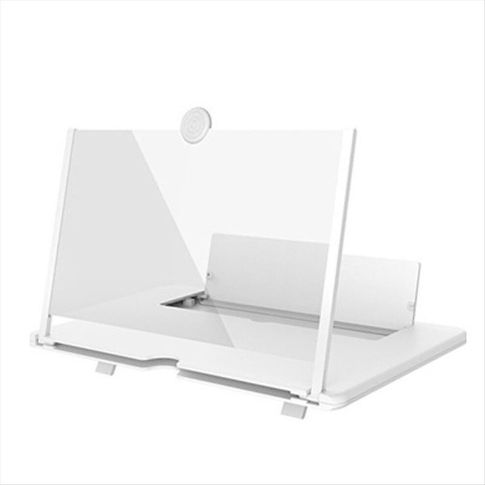 Saudism 18 Inch 3D Hd Mobile Phone Screen Magnifier Movie Video Stand Amplifier Desktop Holder Stand,A