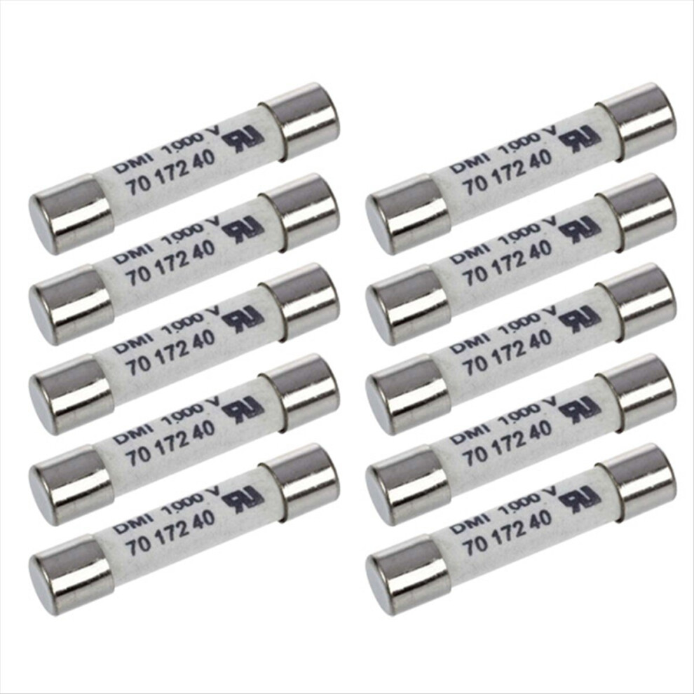 Photos - Other Electrical Equipment 1000V 500MA 10Pcs 6.3X32mm Multifunctional Convenient Portable Practical White Ceramic Fuse for Multimeter