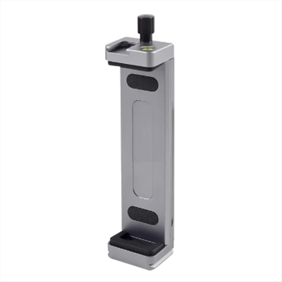 Universal Aluminum Alloy Tablet Phone Stand Holder Clip Tripod Adjustable Bracket For Mobile Phones(-Gray) Silver/Gray 4853808642509
