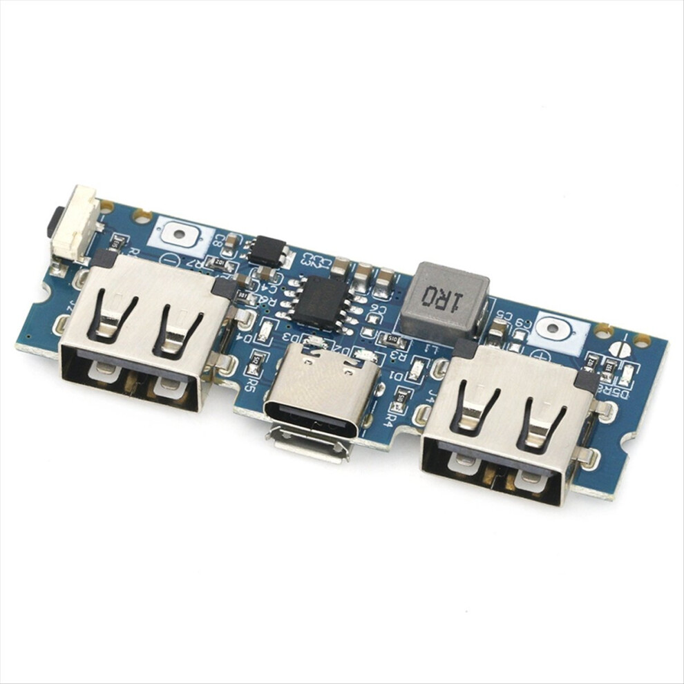 Photos - Other for Computer Micro-USB/Type-C 5V 2.4A Dual USB 18650 Boost Battery Charger Board Mobile Power Bank Accessories for Phone DIY A