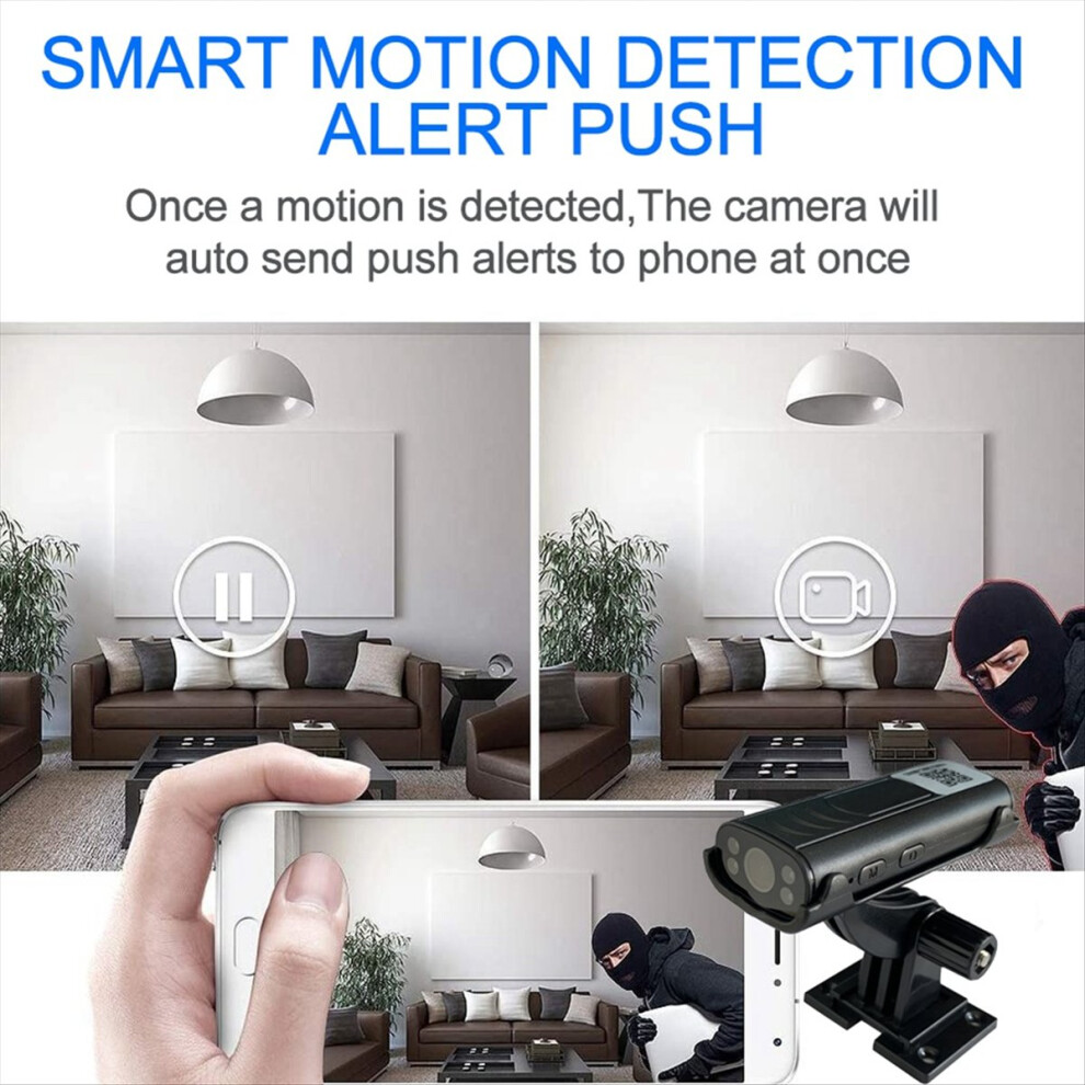 Mini Cameras Wireless Wifi Remote Monitor Camera Smart Home Security Ip With Motion Detection Alert Push 4853808643926