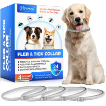 Dog Flea Tick Collar Treatment Pet Adjustable 24 Month Protection 4 Pack Collars