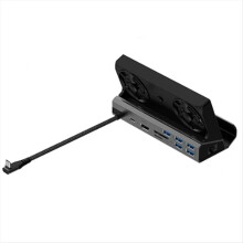 For Ally Game Dock Console Hub 4K 60Hz USB C Docking Station Gigabit Ethernet 1000Mbps Stand Type 3.0(B)