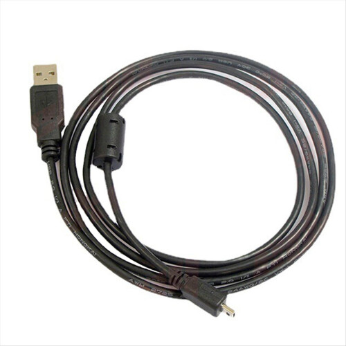-E6 Data Cable Digital Camera USB Mini 8 Pin Universal for 1.5M with Magnetic Ring 1