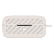Silicone Case for Air Pro 3 Shockproof Wireless Blue Tooth Headphone Protective Cover with Hook White