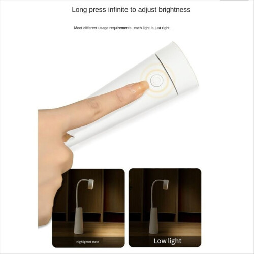 Magnetic Night Light Rechargeable Portable Table Lamp Multifunctional Eye Protection for Bedside Reader