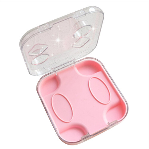 Transparent Storage Case for Switch/OLED Joy-Cons Handle Box Dust-Proof High-Permeability Pink 2