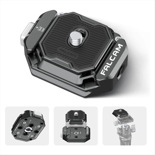 F38 Multi-Hole Quick Release Plate Kit Tripod Mount Adapter Camera Accessories 2