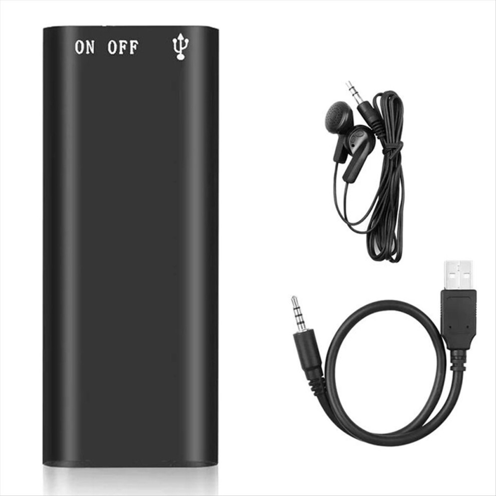 Digital Voice Recorder MP3 Player Professional Activated Audio 192Kbps WAV 8GB-image-OPC-PMGPZC6-NEW