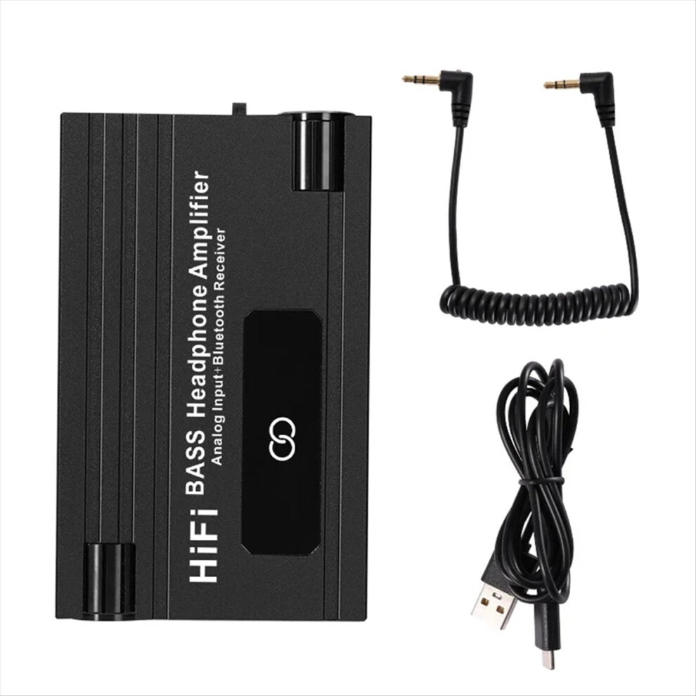 Bluetooth Hifi Headphone Amplifier Headphones Amp 3.5Mm Hifi Stereo Audio Out Portable Amplifiers 4853808662354