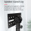 Rotatable 35mm Metal Mount Tripod Pole DJ Speaker Stand Adapter Top Cap 7