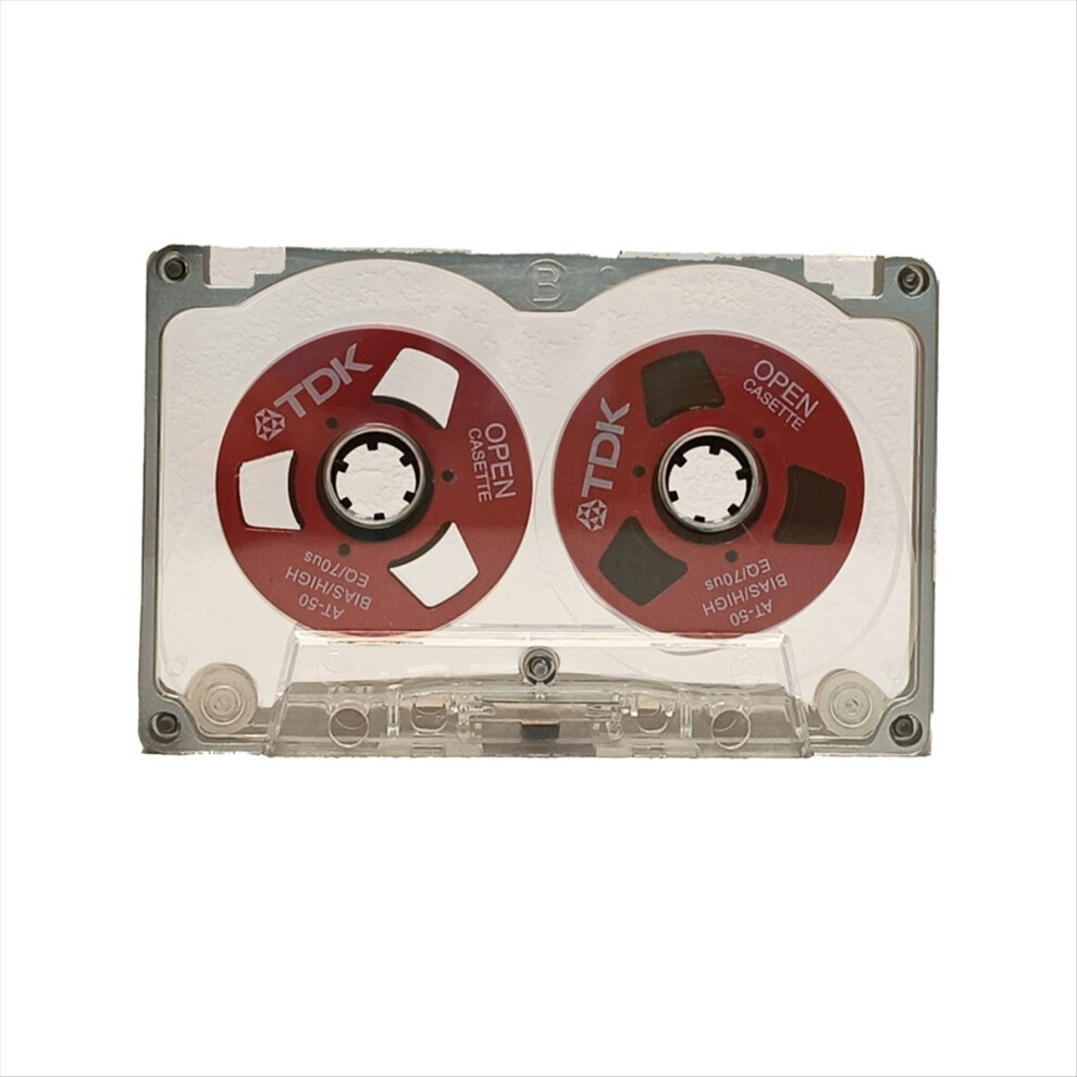 55 Minute Blank Tape Disk Double-Sided Metal Small Open Cassette Disk, C 4853808671103