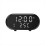 15W Multifunctional Wireless Charger Clock Alarm Temperature Display Smart Desktop Mobile Phone 6
