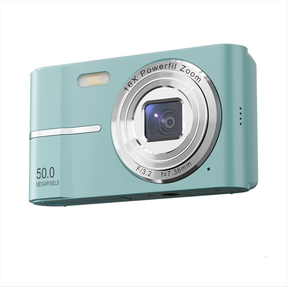 2.4 Inch Retro Digital Camera 4K HD Small Portable CMOS Mini 50MP 16x Zoom Video Recorder Green-image-OPC-PMGQ29G-NEW