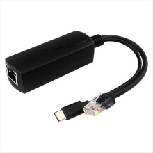 POE Splitter for Raspberry Pi5/5 Generation 5V 4A Type-C Interface Gigabit Ethernet Power over