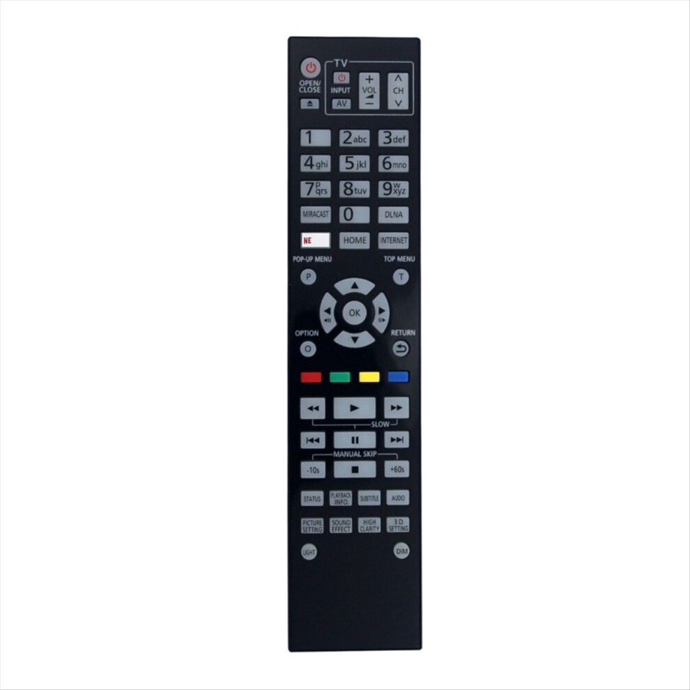 N2qaya000128 Remote Control Replacement For Blu-Ray Dvd Disc Player Dmp-Ub900 Dmp-Ub900gn Dmp-Bdt700 4853808674005