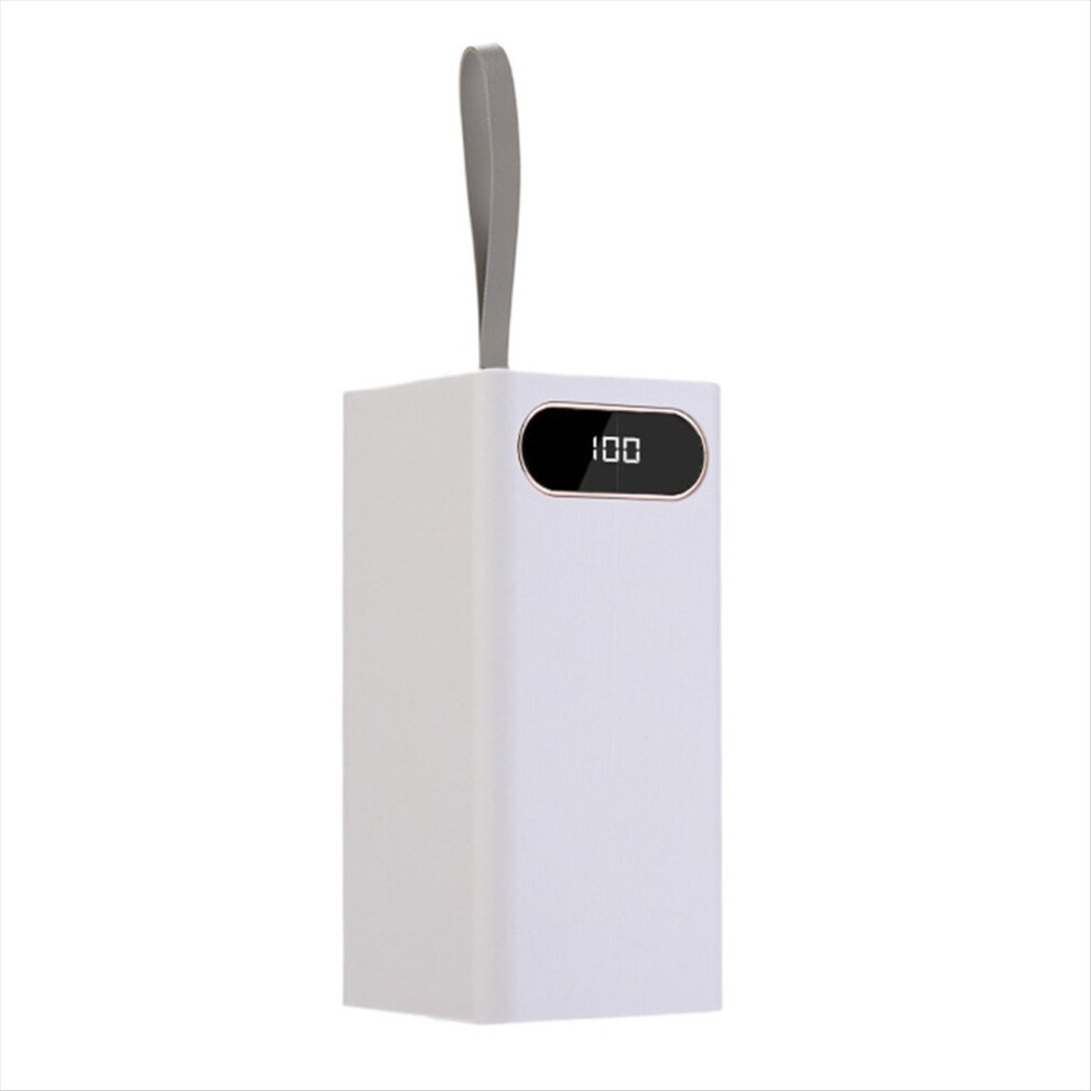 Diy 28X18650 Battery Case 10W Power Bank Batteries Detachable Storage Box Holder With Camping Light/White 4853808673602