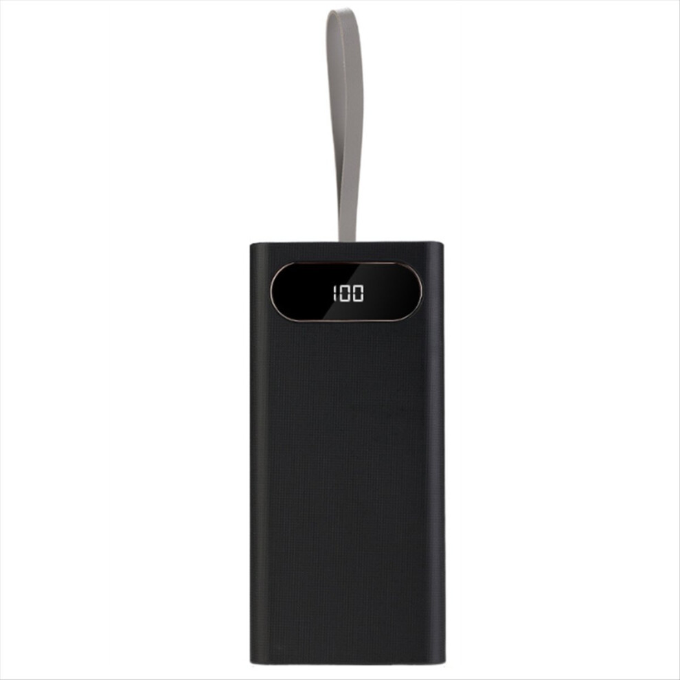 Diy 28X18650 Battery Case 10W Power Bank Batteries Detachable Storage Box Holder With Camping Light/Black 4853808673589