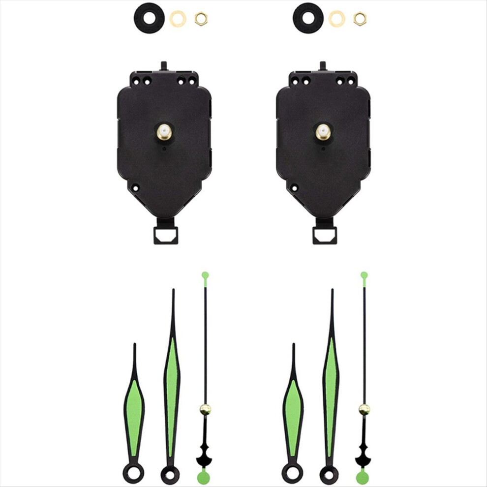 2 Set Quartz Clock Movement Kit Oscillating + Pointer Repair Parts Replacement C 4853808672636