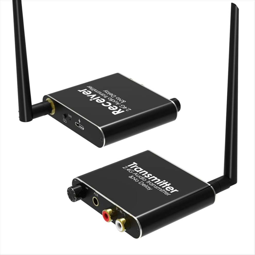 2.4G Wireless Audio Adapter Extensor Transmitter And Receiver 50M Lan Extender Splitter Rx/Tx 4853808678089