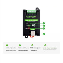 USB to 2 Channel RS485 Industrial Grade Isolated Converter FT2232HL Support Wall and Din Rail