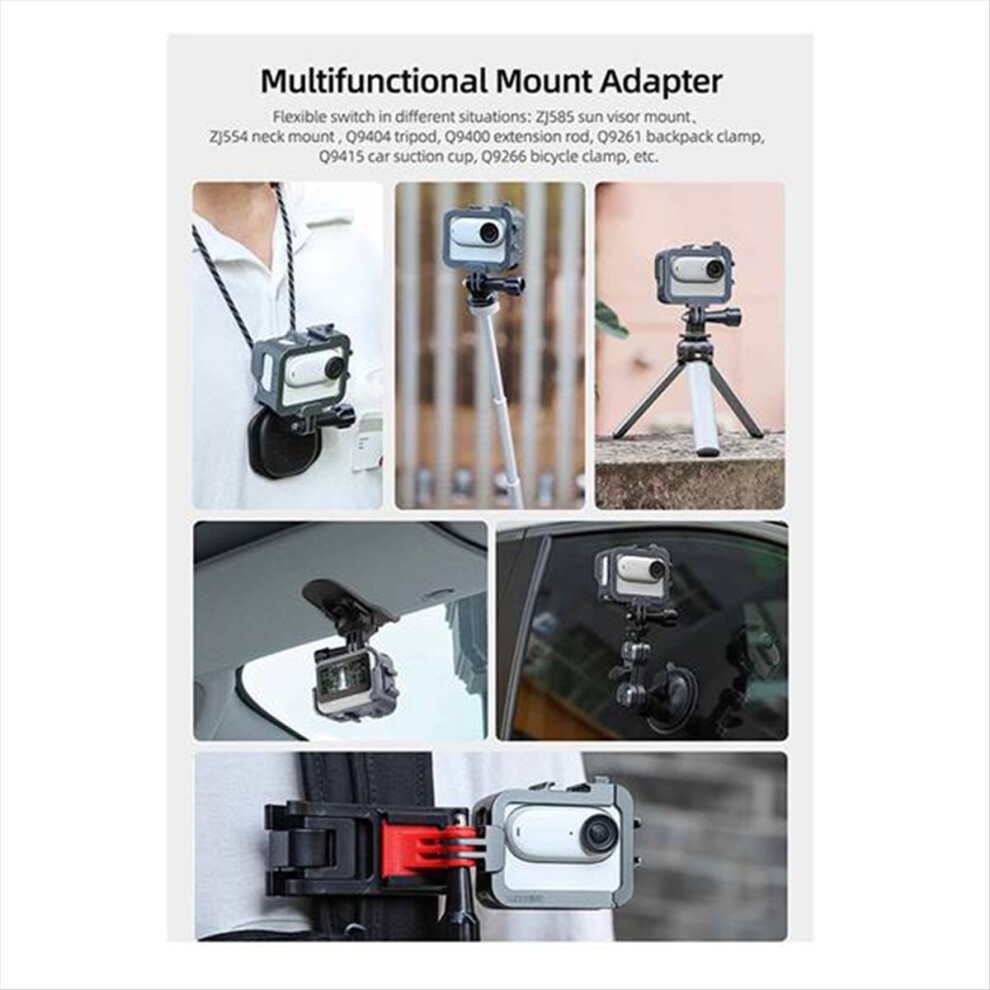 Aluminum Alloy Cage For Go 3 3S Metal Camera Extension Bezel Thermal Cold Shoe Case 4853808681874