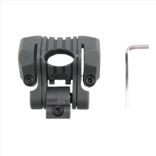 Helmet Special Lighting Flashlight Rail Accessories 25mm 5 Position Torch Clamp Holder,ArmyGreen