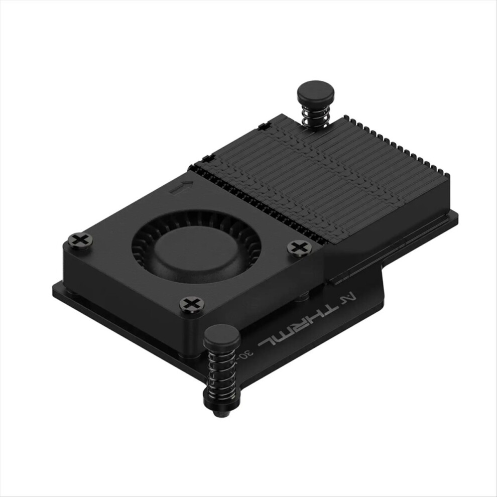 Active Cooler For 5 Argon Thrml Cooling Pwm Fan Passive Aluninum Fins Radiator - Black 4853808686893