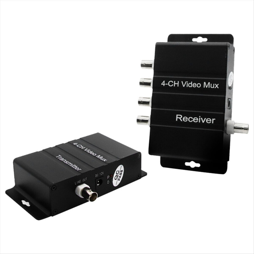 4 Channel Video Splitter, Cctv Multiplexer,Video Splitter With Analog Color Quad Processor 4853808687630