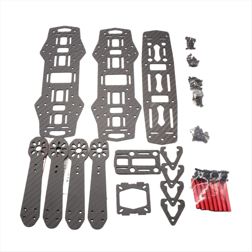 Qav250 Carbon Fiber Frame 4- Mini Rc Muticopter Fpv Quadcopter Drone Unassembled Black 4853808687296
