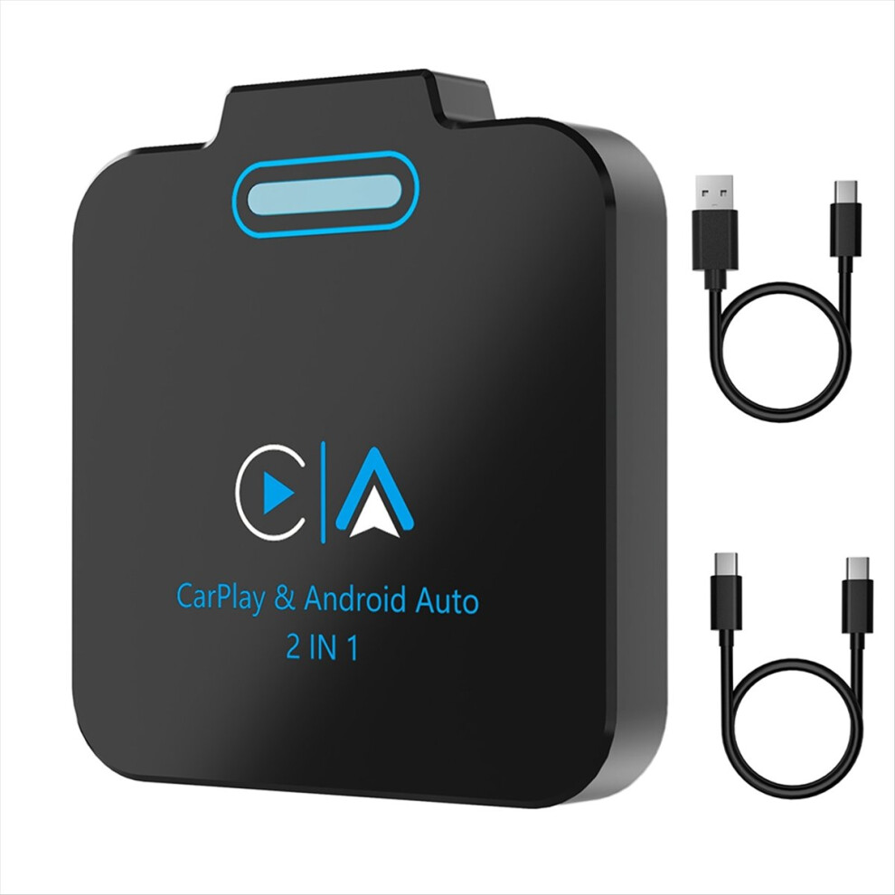 2-In-1 Carplay Android Auto Adapter Wireless Dongle Plug And Play For 4853808692887