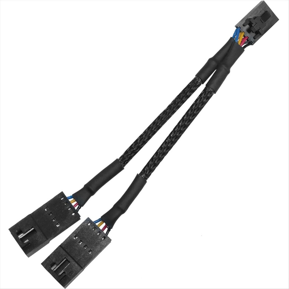 Rgb Lighting Extension Cable 1To2 Splitter 4Pin Male To Dual Female Used For Fan Hub Adaptercable 4853808695123