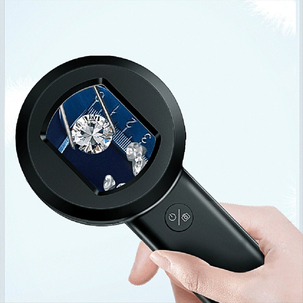 High Definition Handheld Magnifying Glass Photographable Ips Color Screen Built In Led Lights Smart 4853808695925