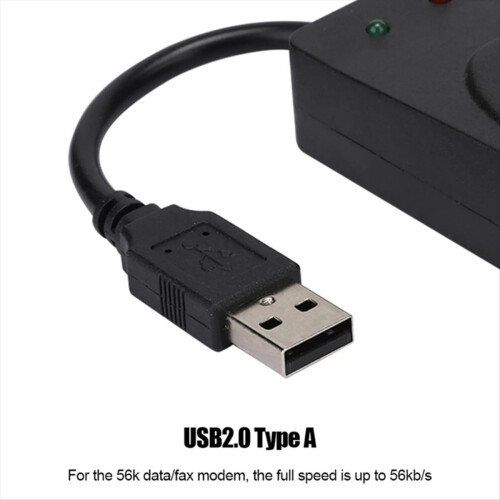 Fax Modem, USB2.0 56K External Modem Driver,Plug and Play USB Modem,Standard Expanded At Instruction(Single Port) 2