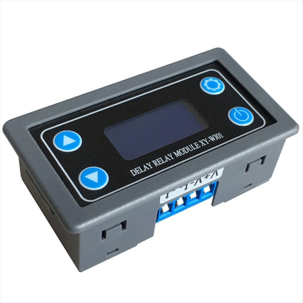Dc 6-30V Led Digital Time Delay Relay Module Programmable Timer Control Switch Timing Trigger Cycle With Case 4853808601797